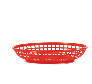 Chef Inox Coney Island - Plastic oval basket