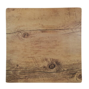 Chef Inox Melamine Serving Board - wood oak effect rectangle