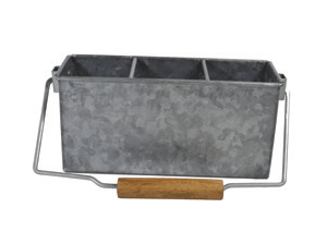 Chef Inox Coney Island - Galvanised Caddy