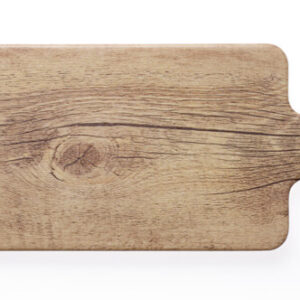 Chef Inox Melamine Serving Board - Wood oak effect paddle