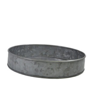 Chef Inox Coney Island - Galvanised round tray