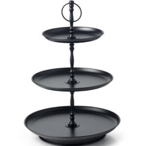 Chef Inox Coney Island - Galvanised 3-tier tea stand