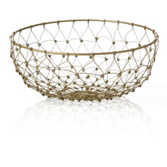 Chef Inox coney island mesh wire round serving basket